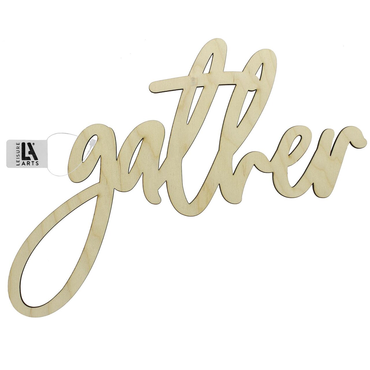 Leisure Arts Unfinished Wood Words - 12.25" X 9.75" - Gather Wood Cutout Word Cutouts For Crafts Wooden Words For Crafts Wooden Cut Out Letters Laser Cut Large Size